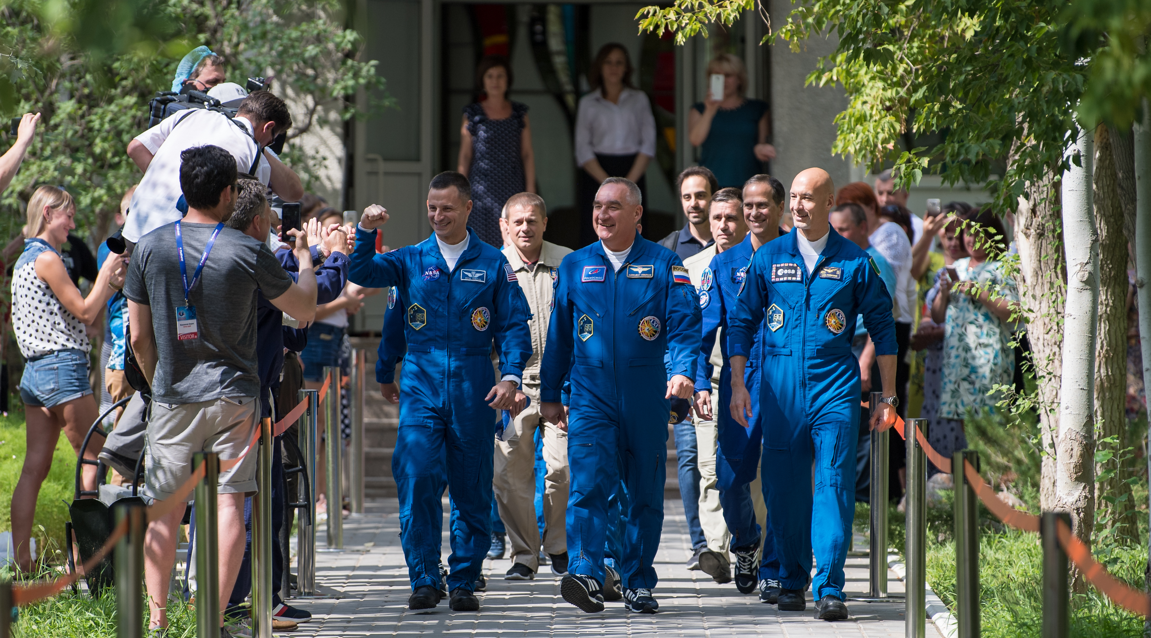Expedition 60 Cosmonaut Hotel Depatrure